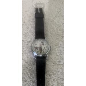 Vintage Bradley Mickey Mouse Watch Mechanical Swiss Made Walt Disney Untested.